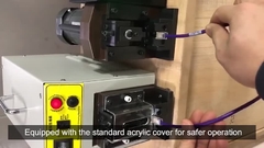 CX-RJ03 Crimping Usage Patch Cord Machine Rj45 برای پردازش کابل شبکه